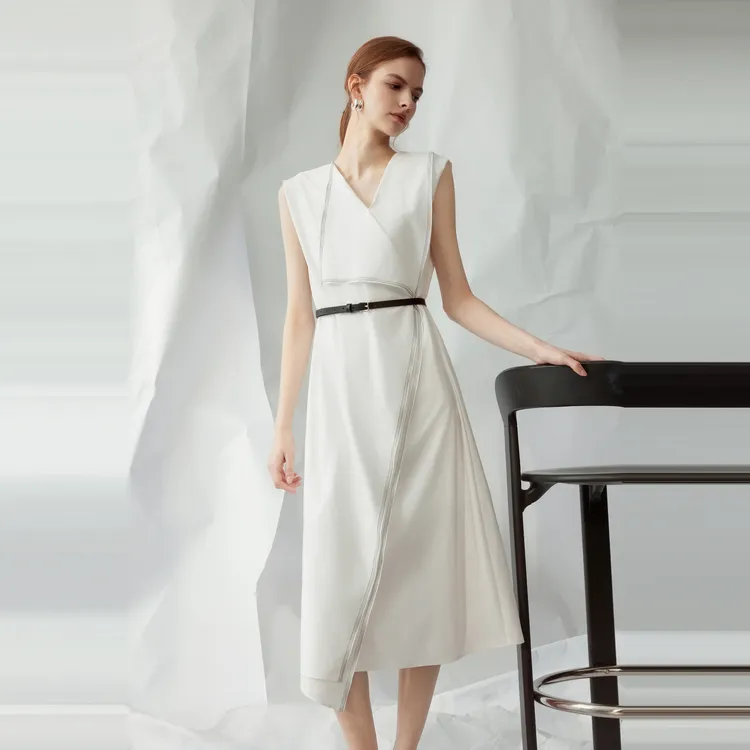 ELLE Sleeveless Dresses Women's-2
