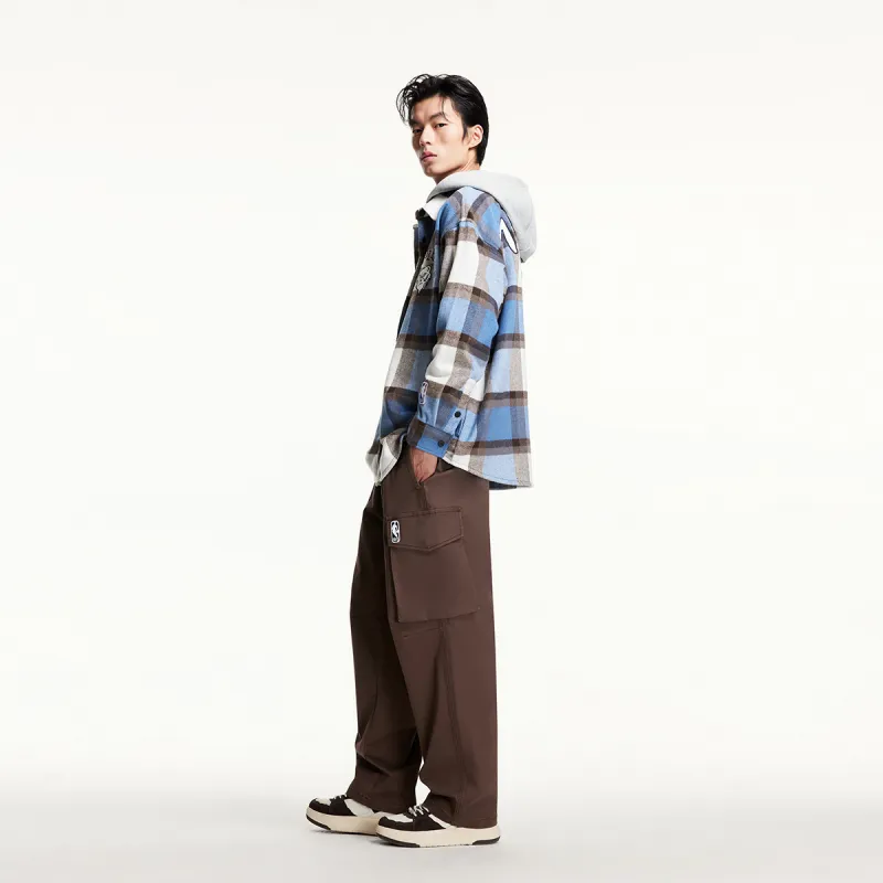 JACK JONES· x NBA Shirt Men's Blue-4