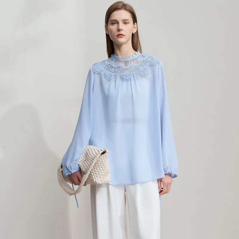 AMII Chiffon Shirts Women's-17