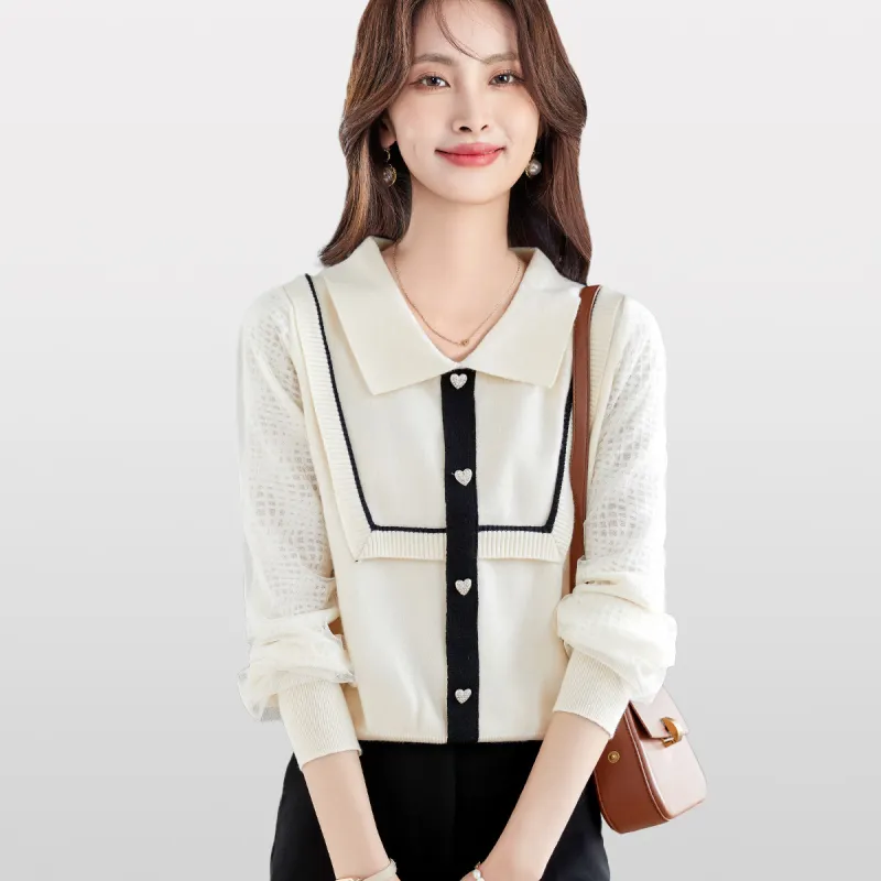 Love Elaine Knitwear Women's Apricot-3