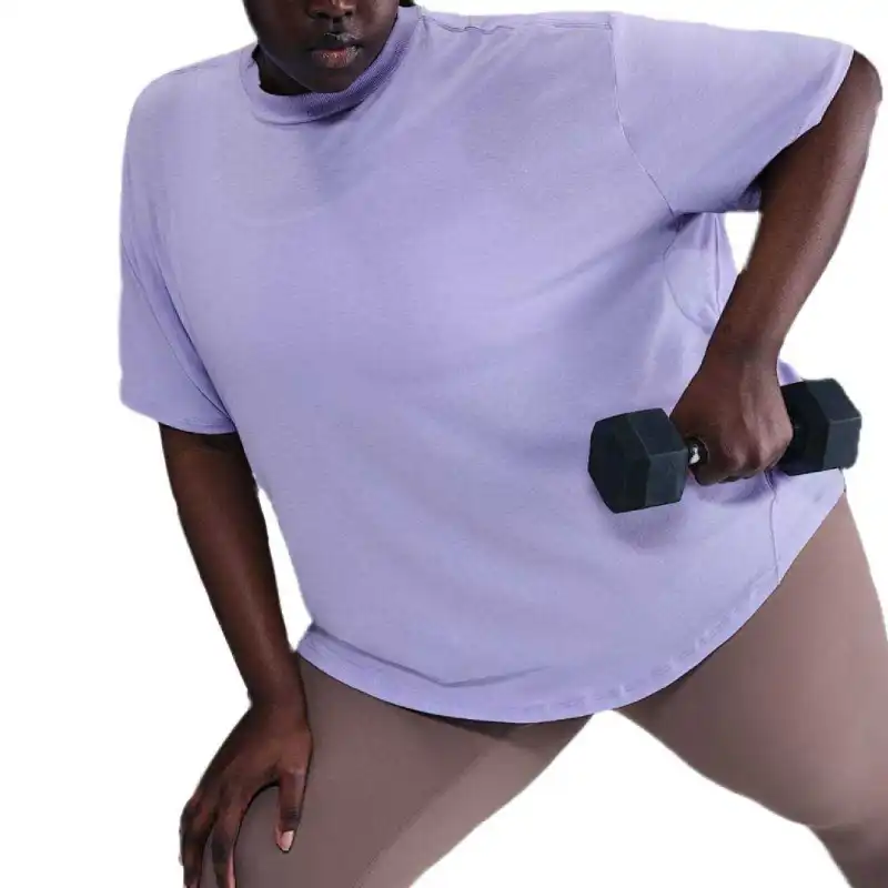 Nike Dri Fit Regular T Shirt Women's Purple-1