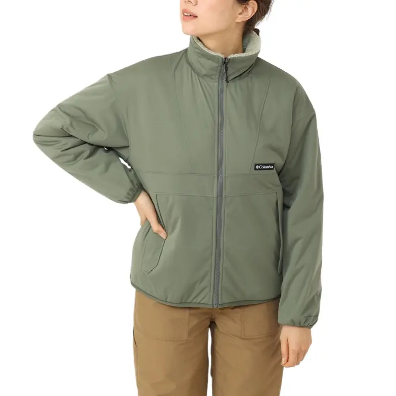 Columbia W Bay Bay Pass™ Reversible Fleece Jacket Jacket Women's Green-7