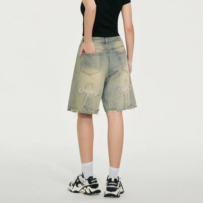 FKFT Denim Shorts Unisex-8
