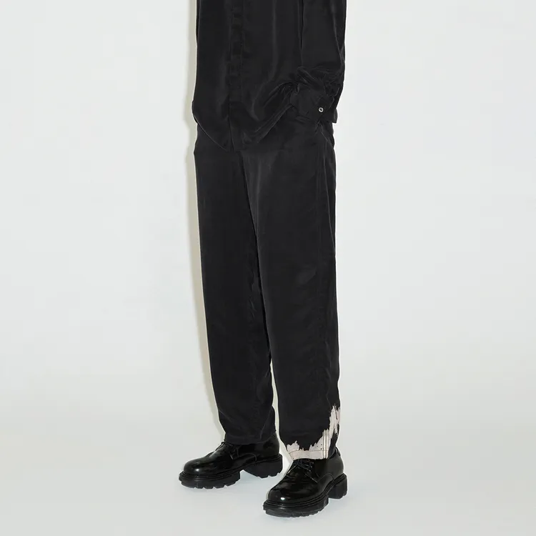 CROQUIS Casual Pants Unisex 001 Jet Black-4