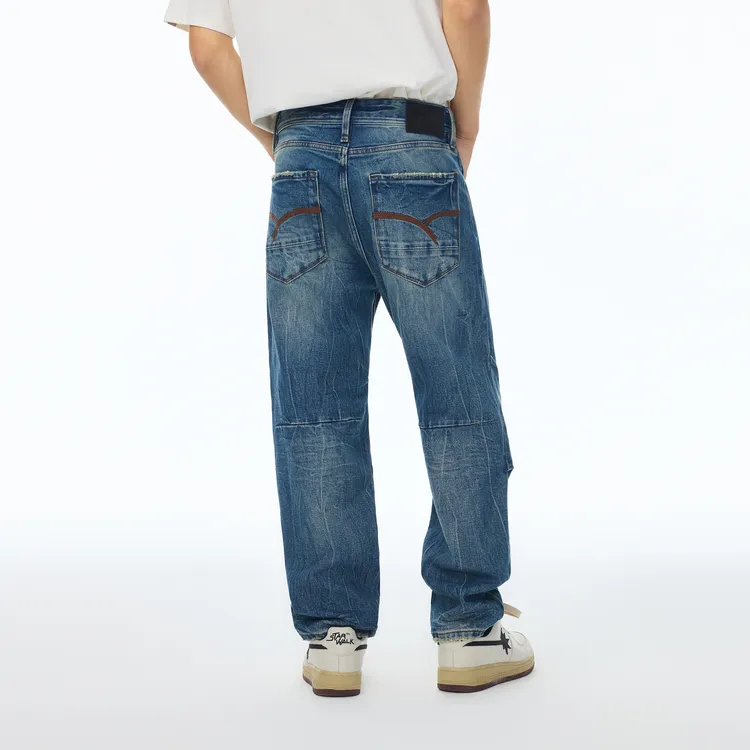 ABLE JEANS Men's Vintage Workwear Blue-4