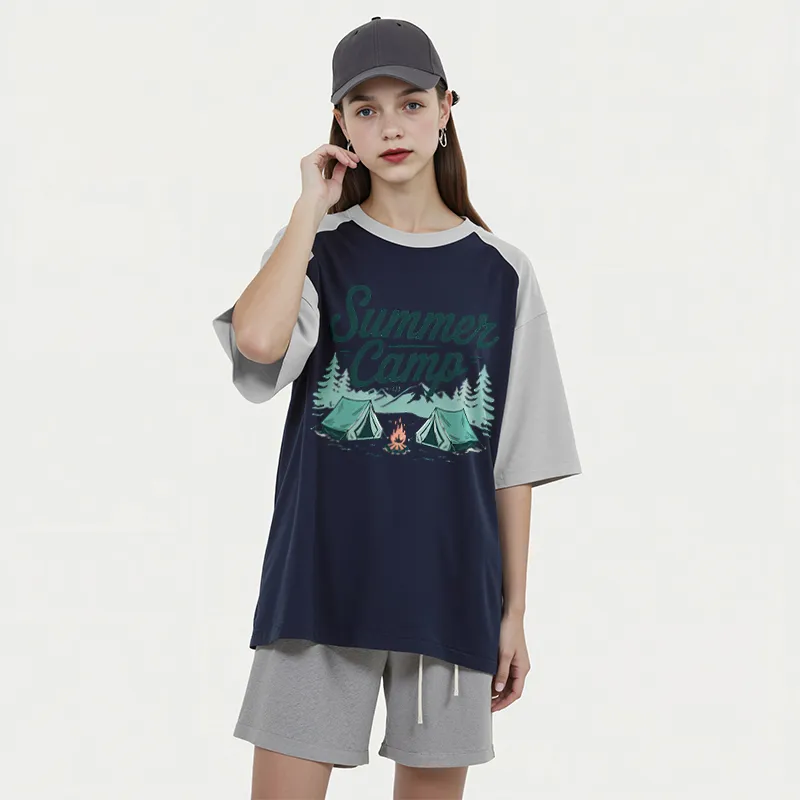 FAIRWHALE Raglan Sleeve T Shirt Women's-11