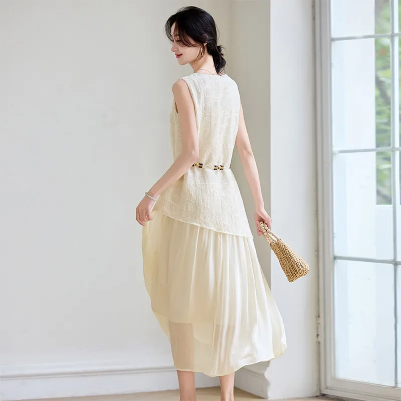 SENTUBILA Sleeveless Dress Women's-12