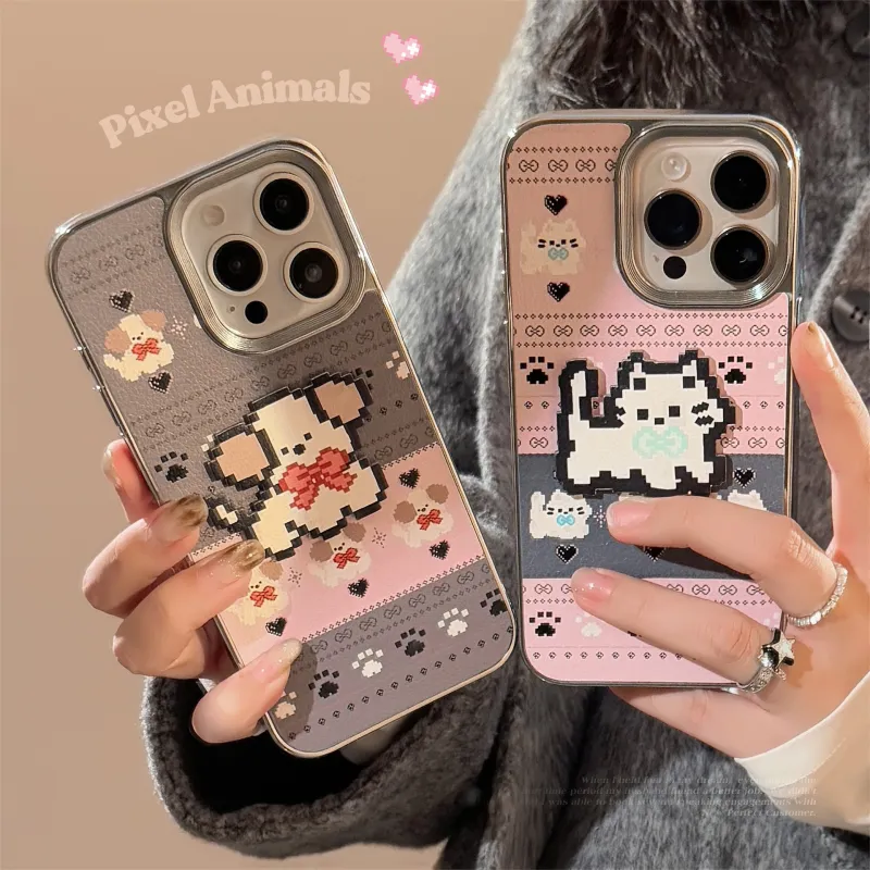 QIZHENG TPU Material Couple Phone Case Compatible With Apple 16 Pro Max/15/14/13/12/11-3