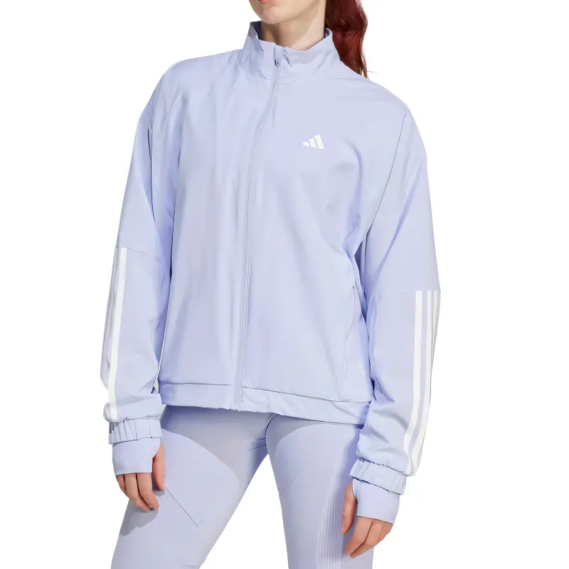 Adidas HyperglamClimacool Jacket Women's Purple White-1