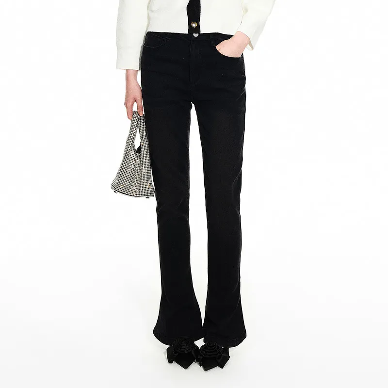 D'zzit Jeans Women's Black-2
