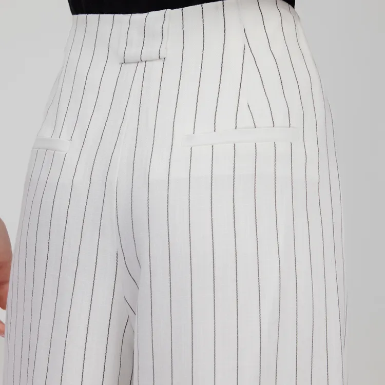 ELLE Casual Pants Women's White-5