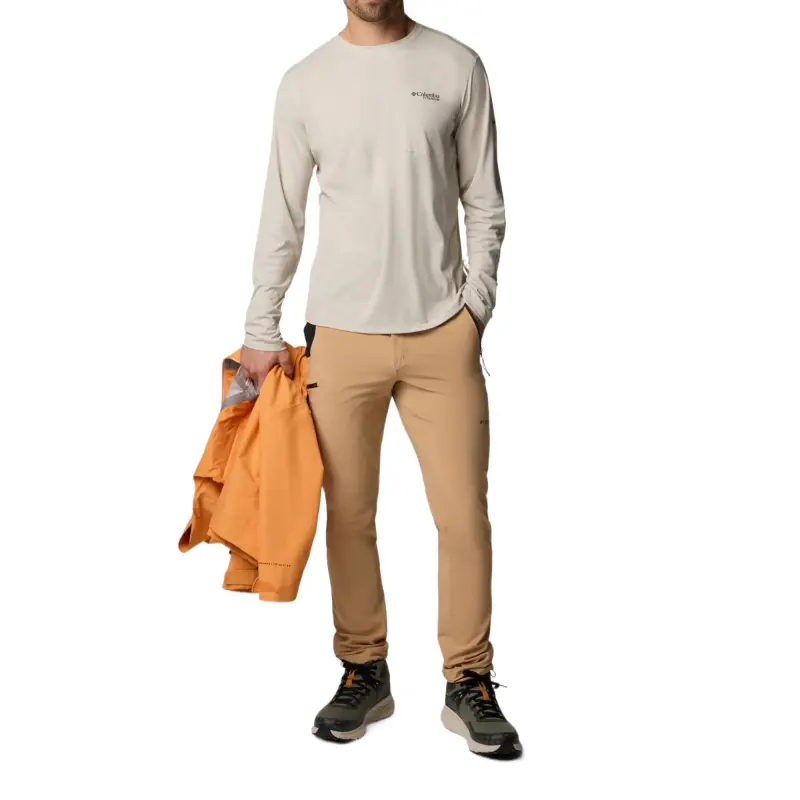 Columbia Cirque River Pro Omni-Shade Omni-Freeze Omni-Wick T-Shirt Men's Beige-3