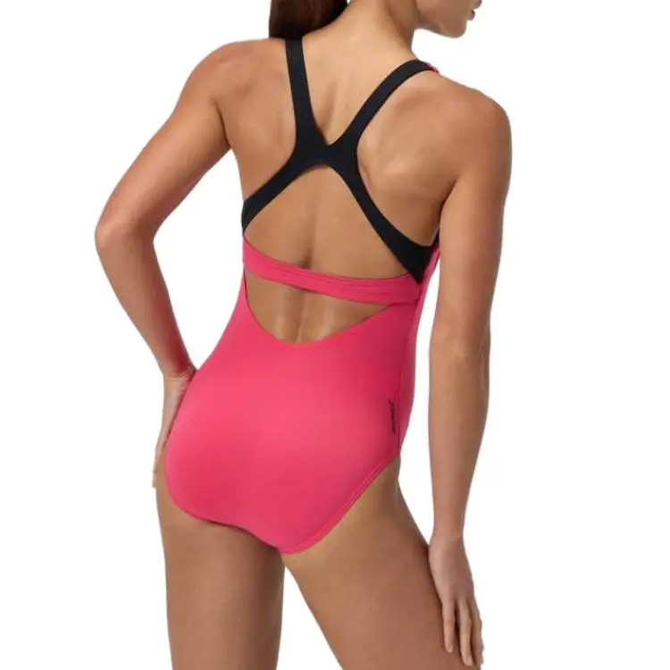 Speedo Racerback Swimsuit Pink One piece Swimsuit Women's Pink-5