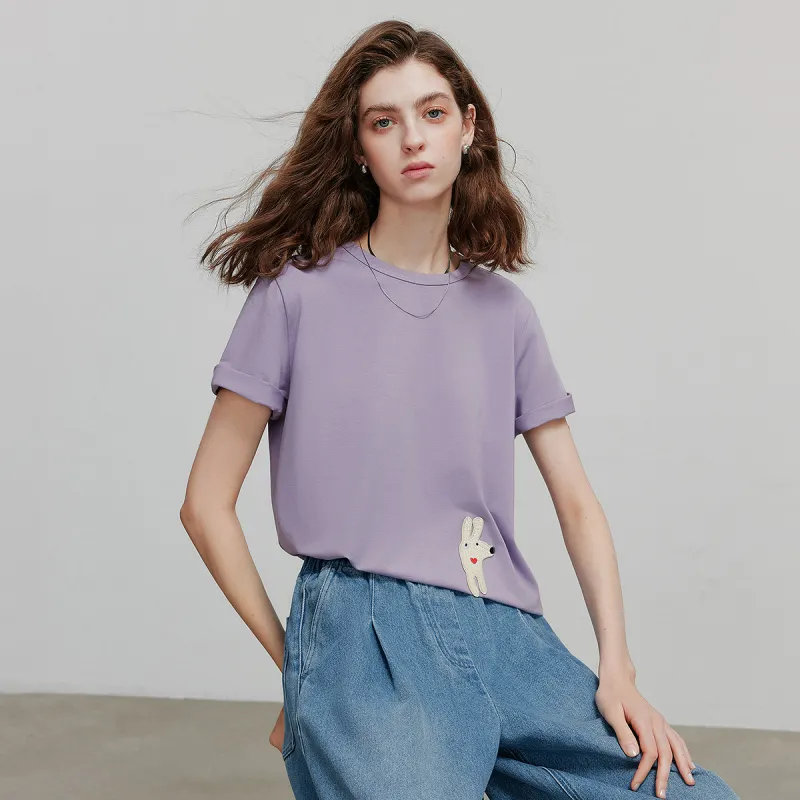 Initial Language T Shirt Women's-11