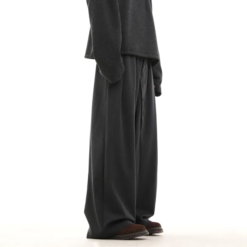 CUWU Casual Pants Unisex Gray-4