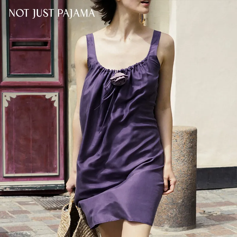 NOT JUST PAJAMA Nightgown Women's Dark Purple-5