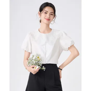 Love Elaine Summer Shirt Regular Women's White