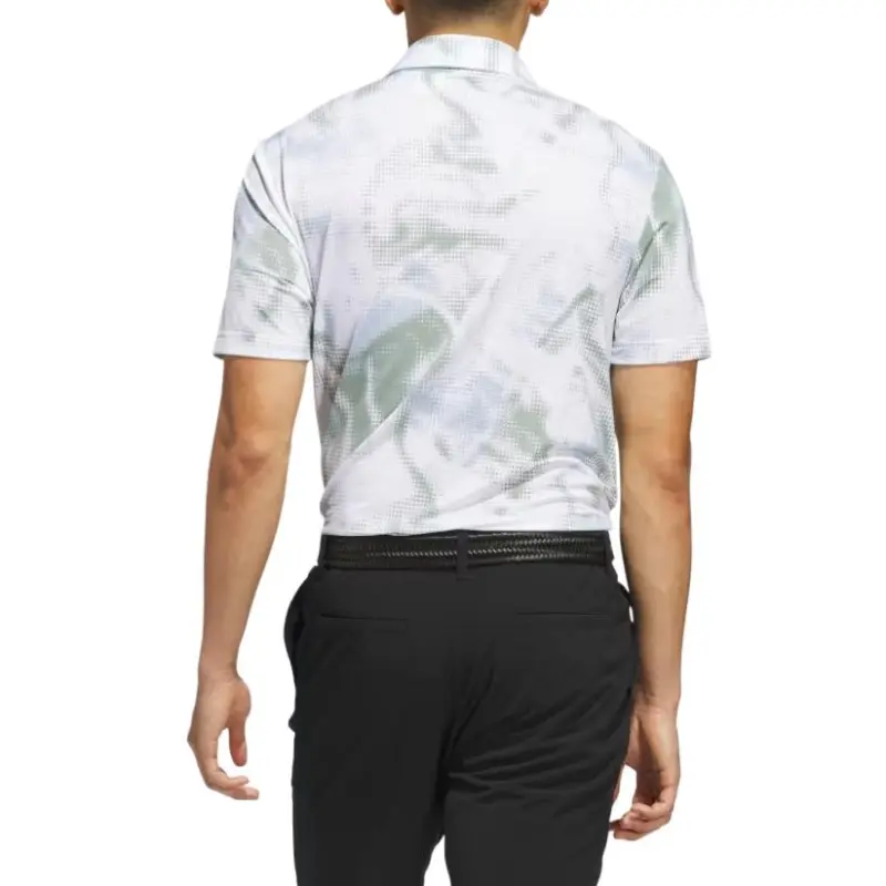 Adidas Free Shipping With AdiClub Ultimate365 Printed Mesh Polo Shirt-2