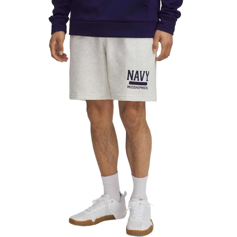 Under Armour Rival FleeceCollegiate Casual Shorts Men's Gray-1