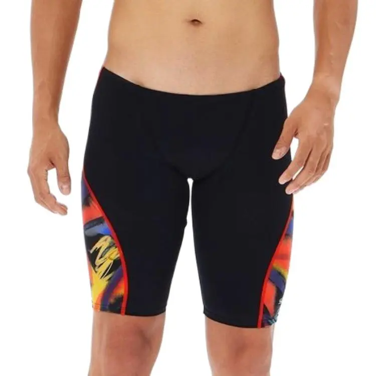 Speedo Pro Hybrid 2 Jammer Swimming Shorts Men's Black Red-2