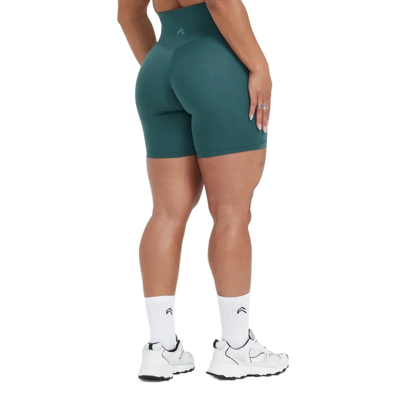 ONER ACTIVE Yoga Shorts Women's Ocean Blue Green-1