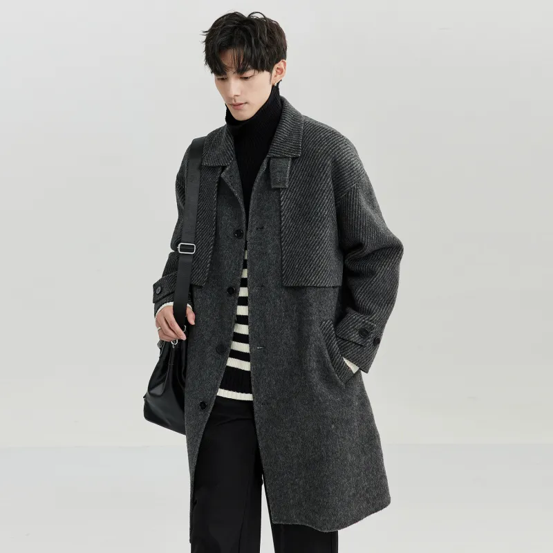 EARL JOEL Coats Men's Premium Gray-5