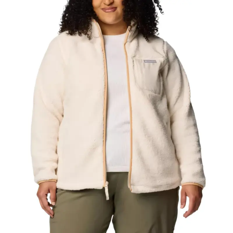 Columbia West Bend Full Zip Velvet-feel Coat Women's Beige-1