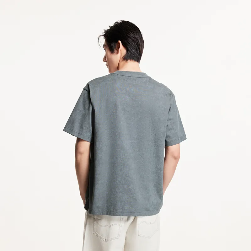 JACK JONES· JACK JONES/Jack Jones X Basquiat T Shirt Men's E02 Lava Smoke Gray-3