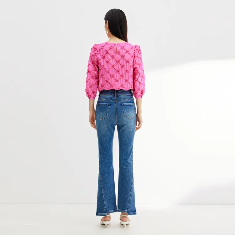 SHUIYUNJIAN Shirt Women's Rose Red-5