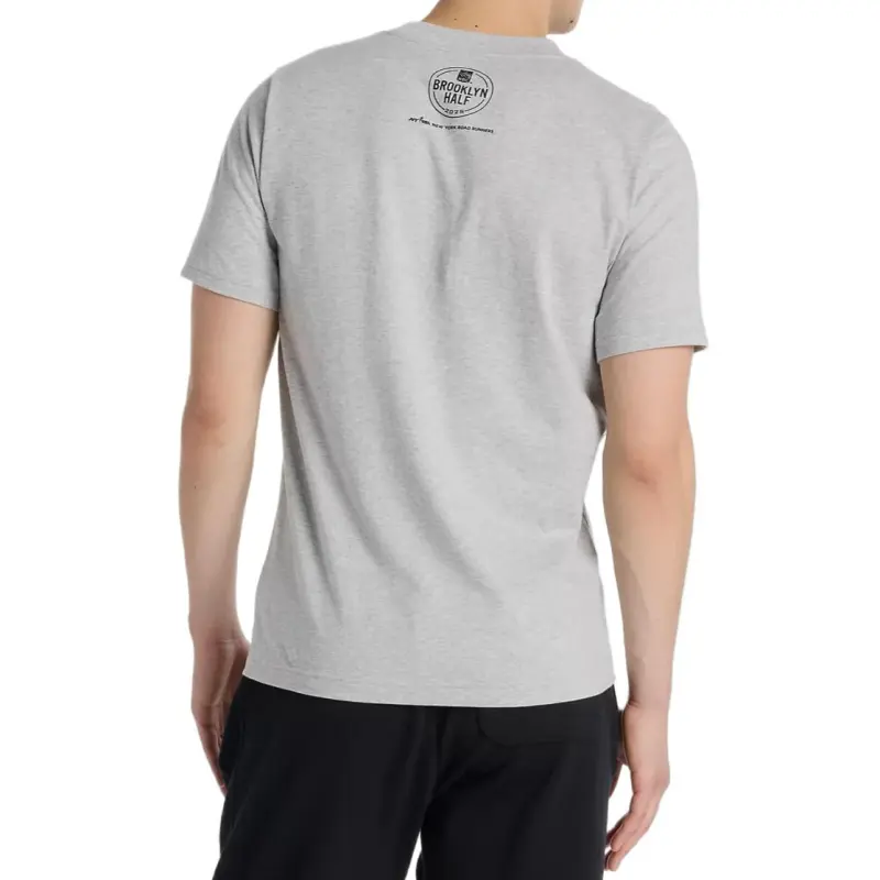 New Balance RBC Brooklyn Half T Shirt Men's Gray-1