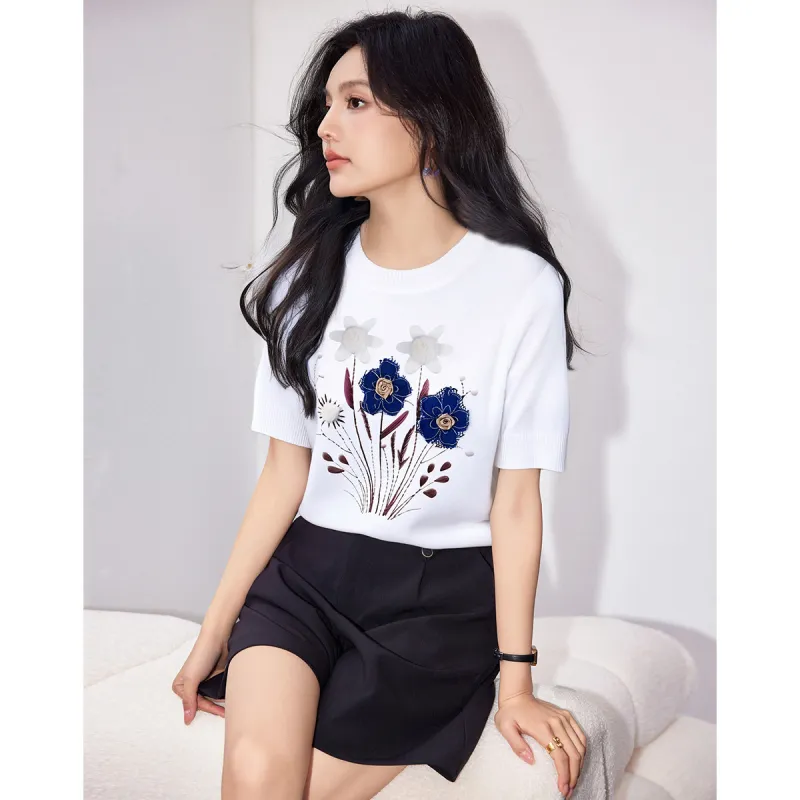 Love Elaine Summer Regular T Shirt Women's-2