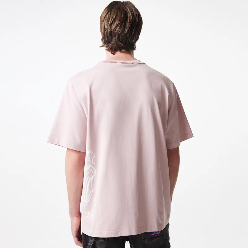JACK&JONES T Shirts Unisex Light Pink C19-2
