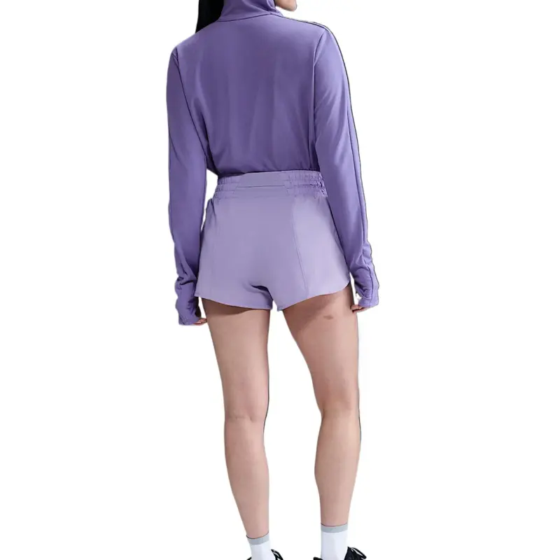 Nike Swoosh Casual Shorts Women's Lilac Ice-1