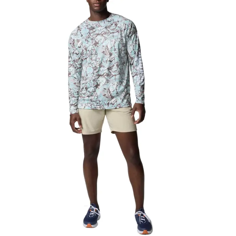 Columbia PFG Super Terminal Tackle T-Shirt Men's Blue-3