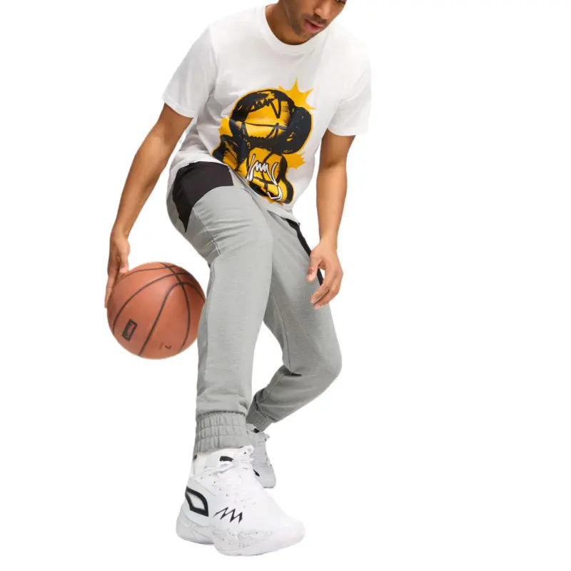 PUMA DRYCELL Instant Replay HOOPS T Shirt Men's White-4