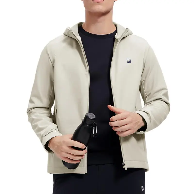 FILA Fitness Series Jackets Coats Men's Fleece Gray-1
