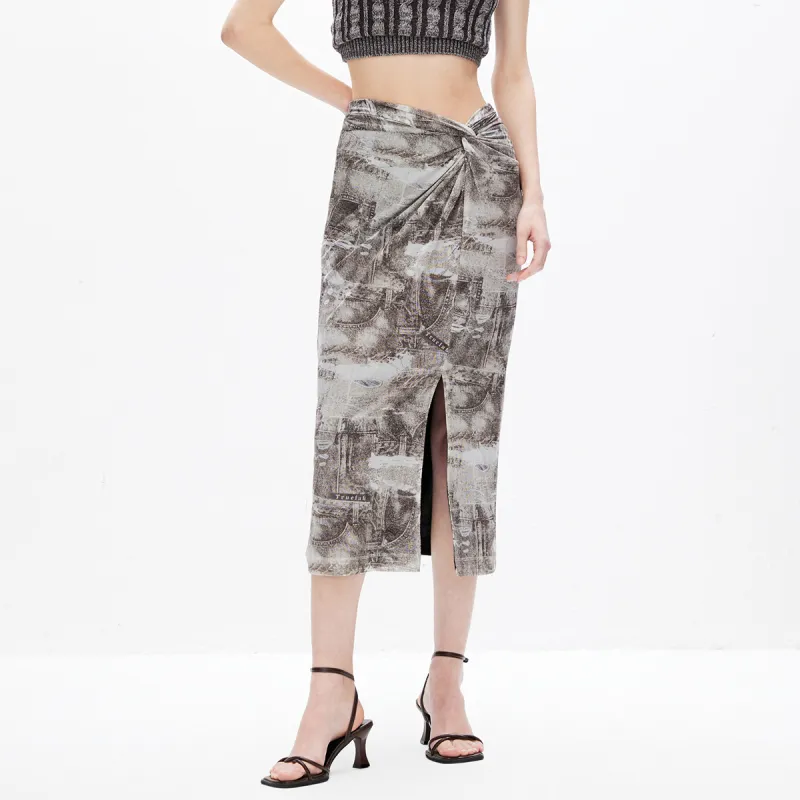 ONLY Denim Long Skirts Women's-6