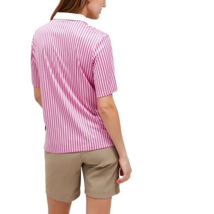 PEAK PERFORMANCE Graphic Polo Shirt Women's Bright Coral-3