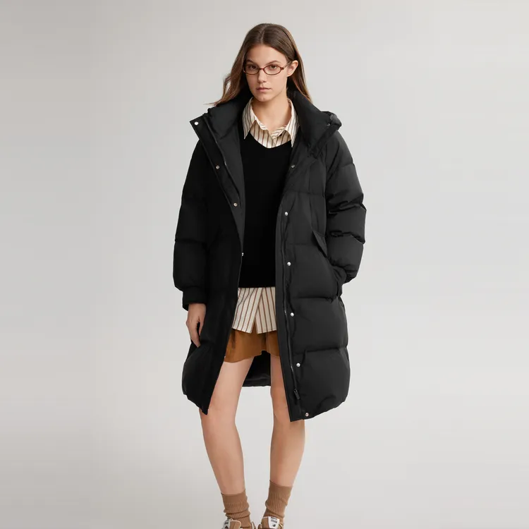 ELLE Down Jackets Women's Black-2