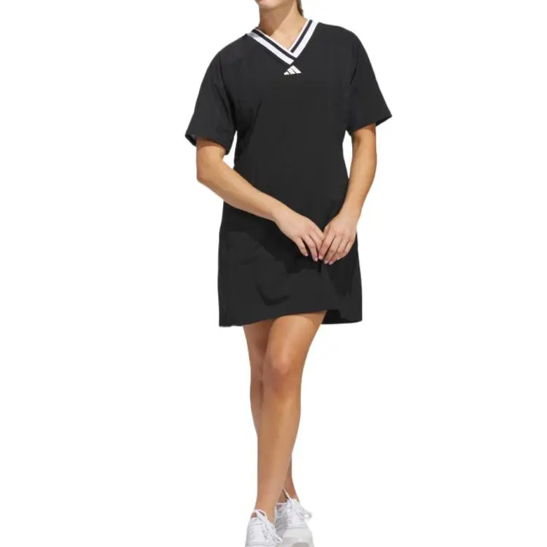 Adidas Free Shipping With AdiClub Beyond V neck Adjustable Dress-2