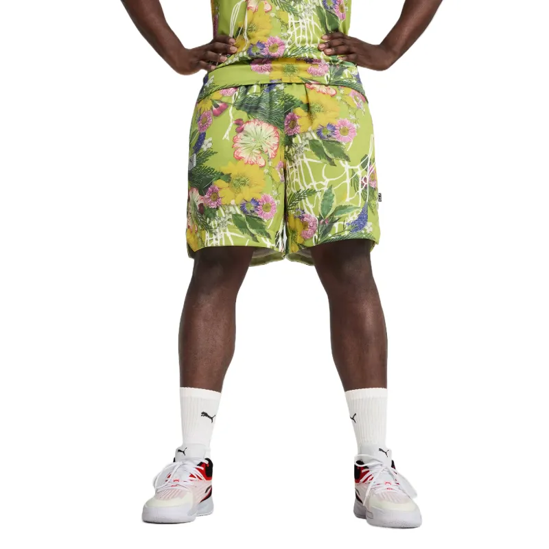 PUMA Shorts Con Estampado Integral Para Hombre Dunked In Florals-2