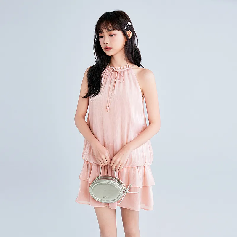 LEDIN Sleeveless Dresses Women's Beauty Pink-4