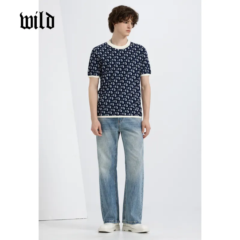 WILD LEADER Jeans Unisex Blue[NKW5138W53]-3