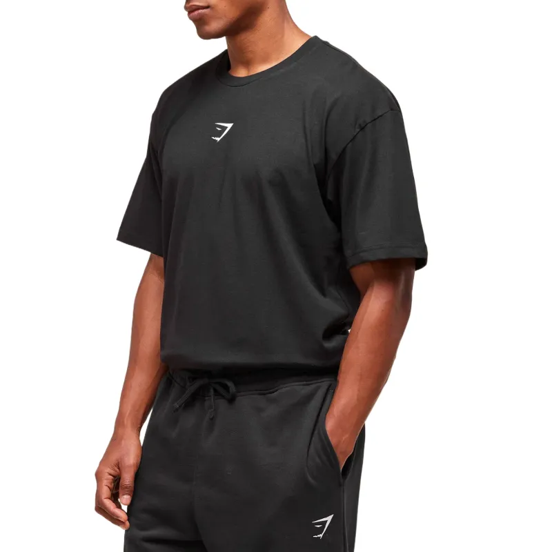 GYMSHARK T Shirts Men Black-2