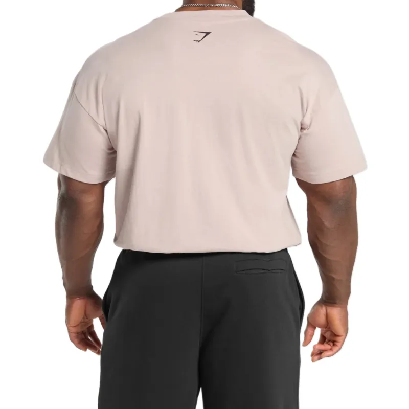 GYMSHARK Committed To The Craft T Shirt T Shirt Men's Pink-1
