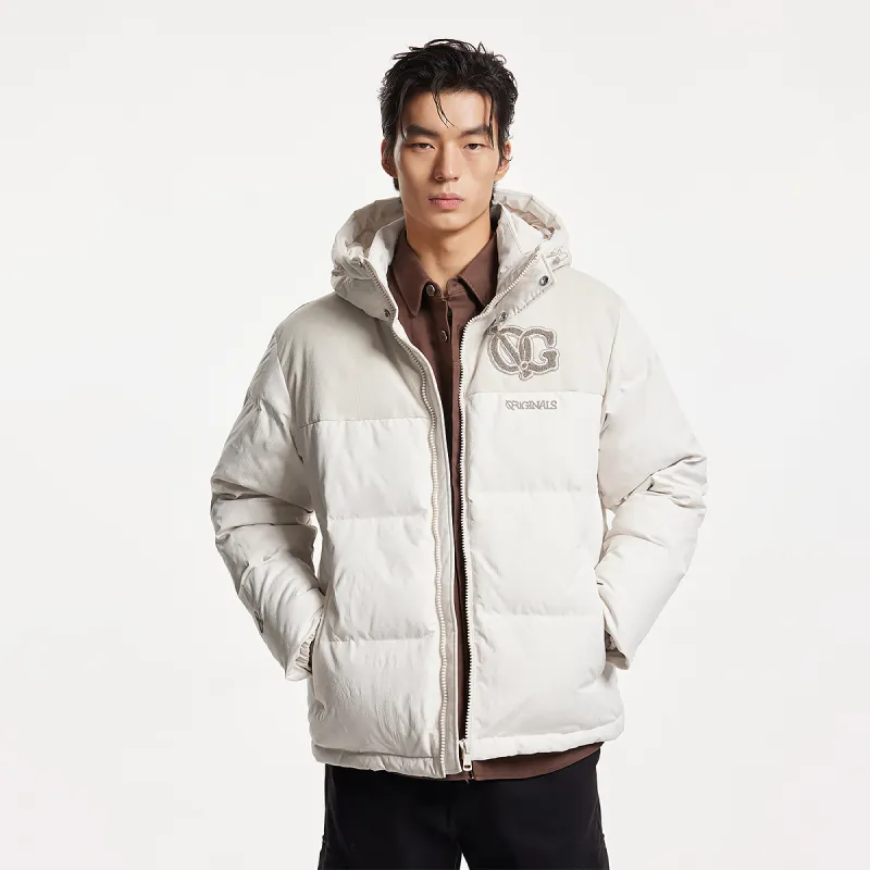 JACK JONES· Down Jacket Men's White Cap Gray-4