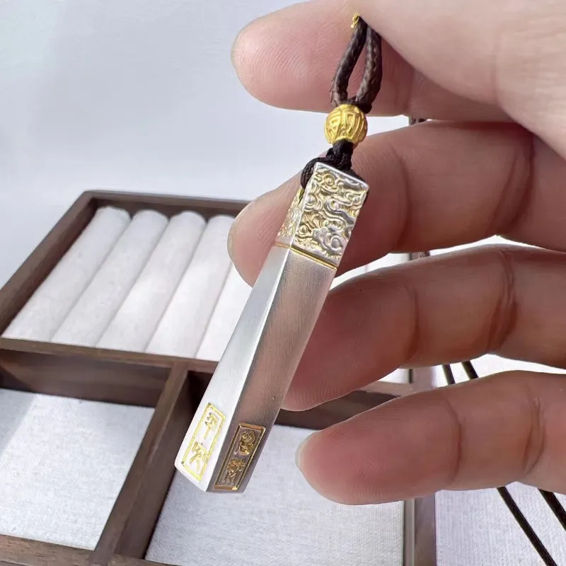 FUYUFU 999 Fine Silver Pendants Unisex-2