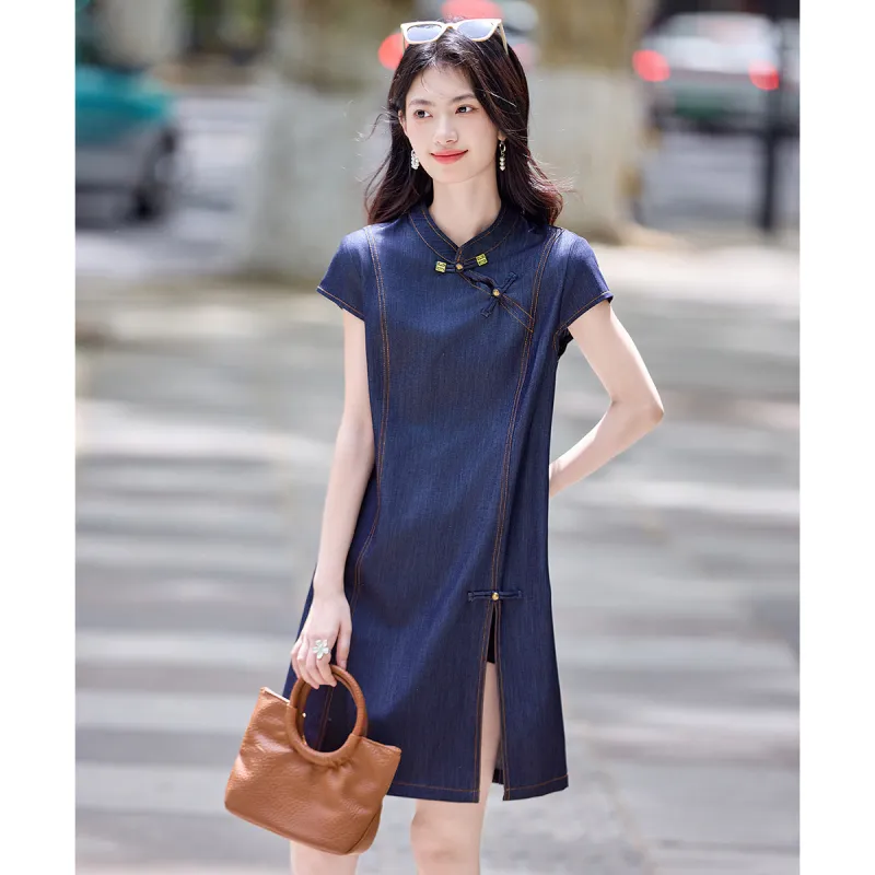 Still Quiet Short Sleeved Dress Women's-5