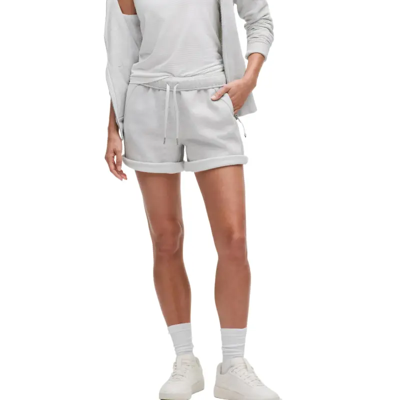 Lululemon Scuba Series Casual Shorts 7' Women's Extremely Light Gray-2