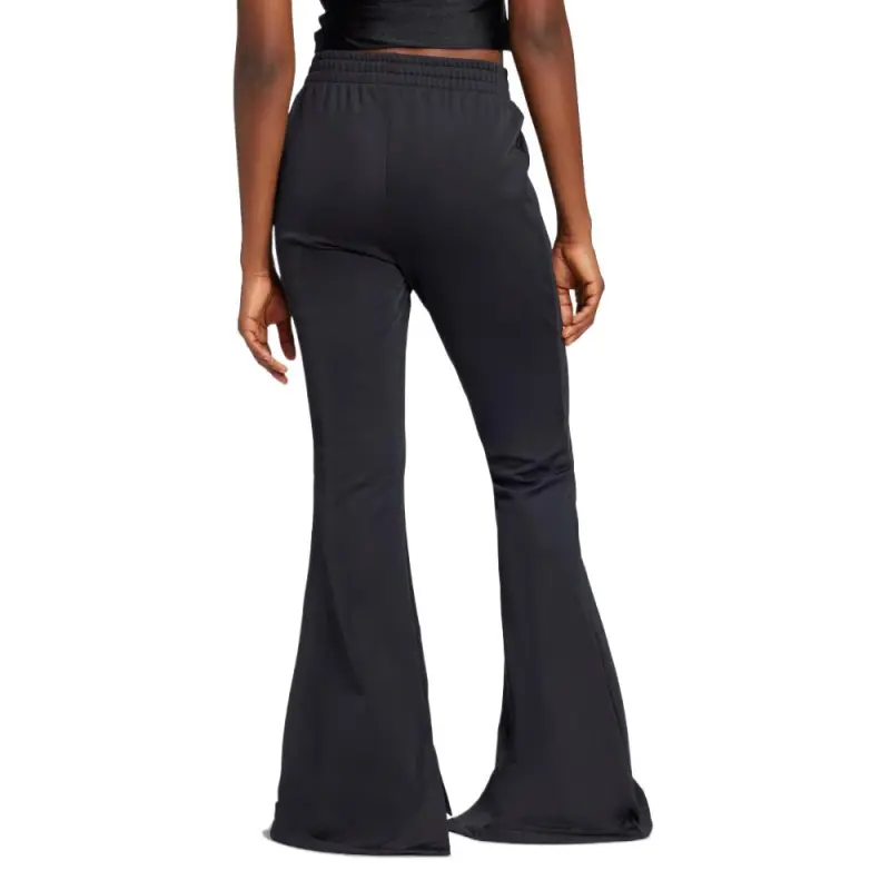 Adidas Women's 3 Stripes Flared Firebird Track Pants Black-2
